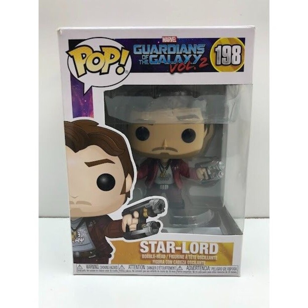 Funko Pop! Disney Marvel - Guardians Of The Galaxy - STAR-LORD GUNS #198 NIB
